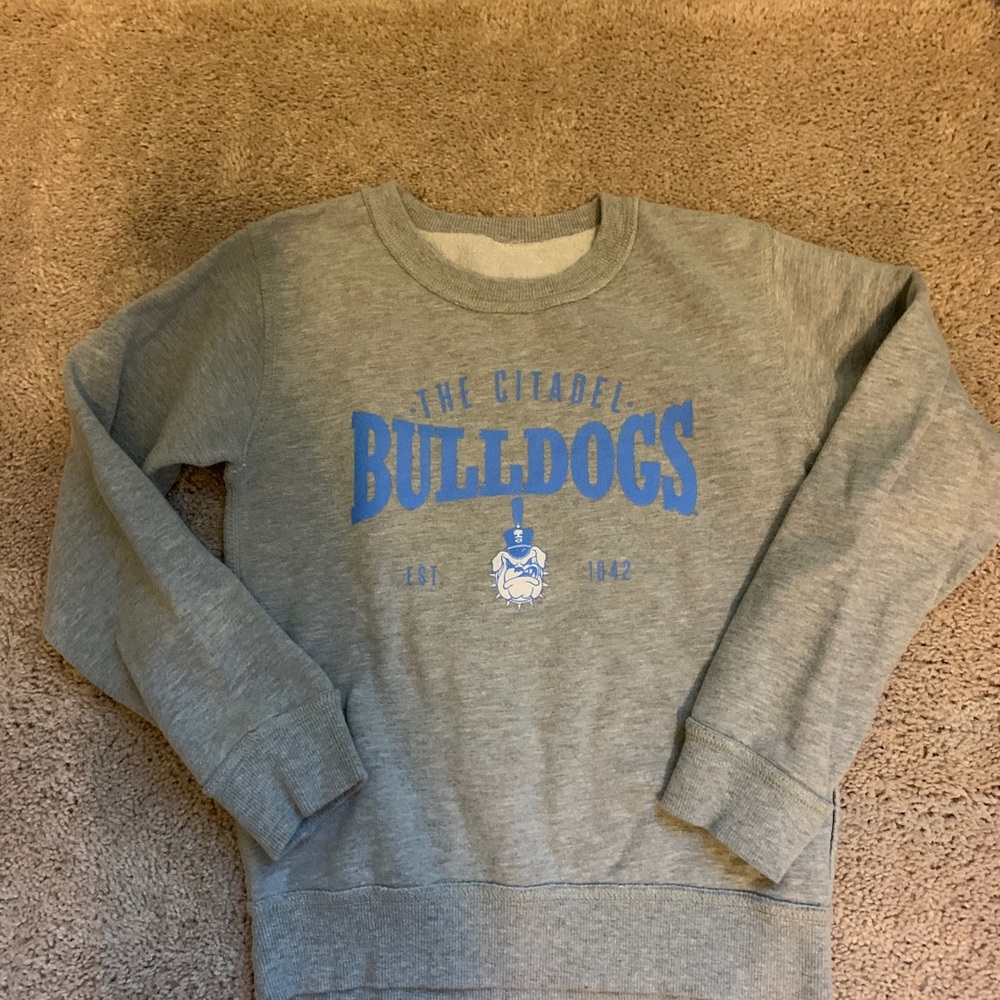 Kids size XS Citadel long sleeve reversible sweatshirt